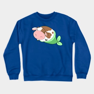 Mermaid Cow Crewneck Sweatshirt